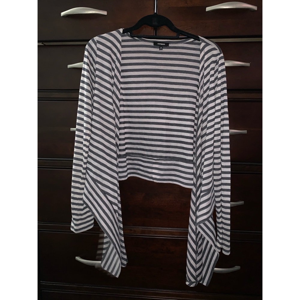 Shrug Tie front lightweight wrap top
